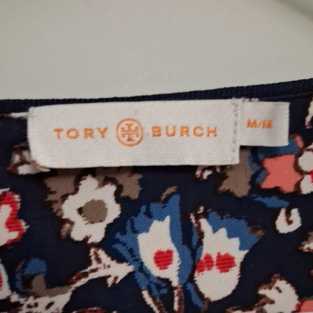 Tory Burch Navy Floral Top